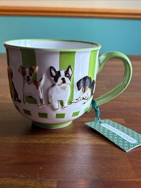 Ceramic Mug with variety of Dog breeds - Extruded - brand new.